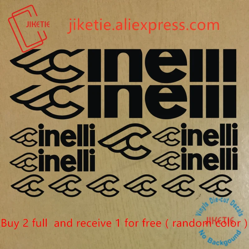 Cinelli Vinyl Decals Stickers Sheet Bike Frame Cycle Cycling Bicycle Mtb Road
