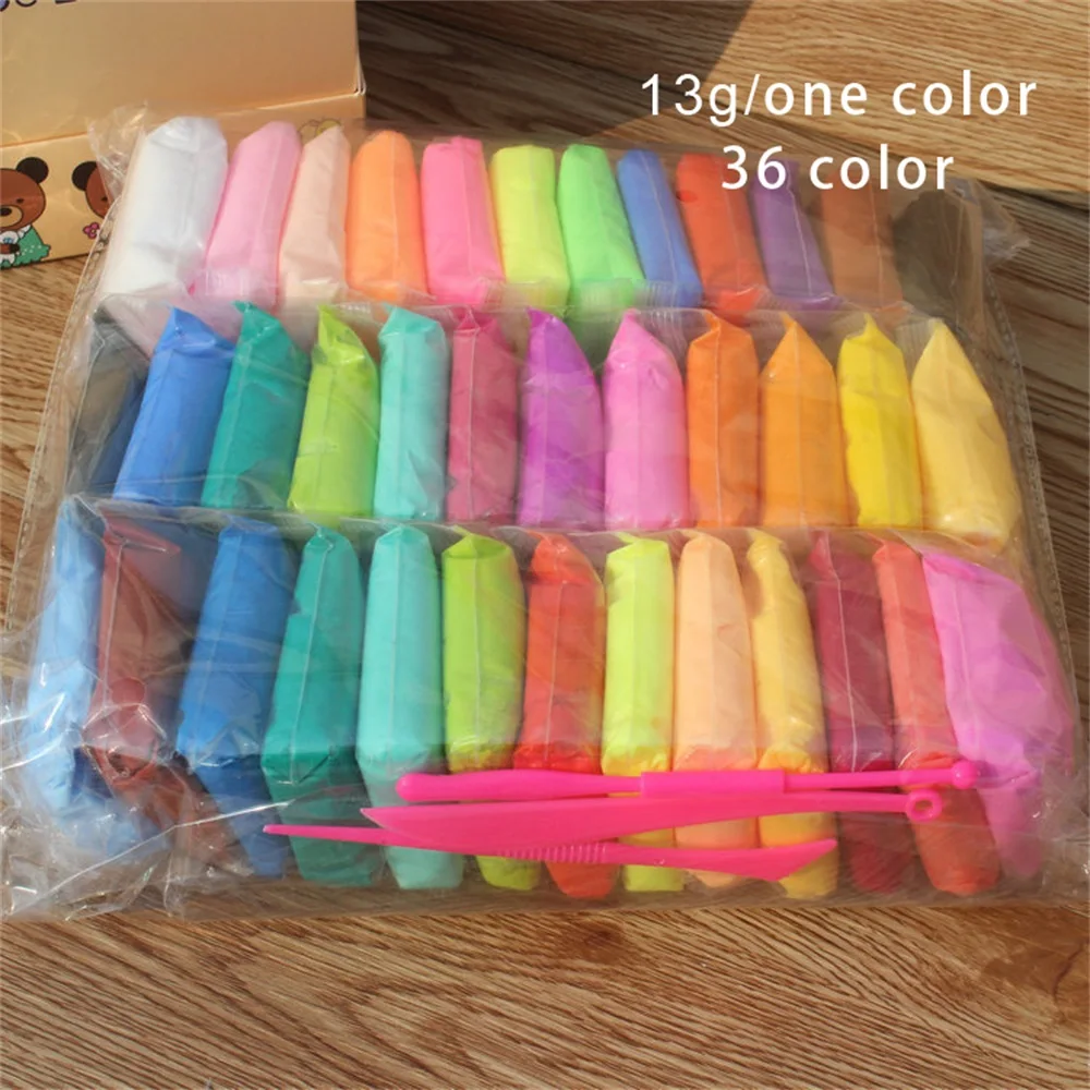 EASY BIG Unisex Colored Childrens Modeling Clay Eco-friendly Antistress Fun Kids Toys Plasticine Toys TH0006