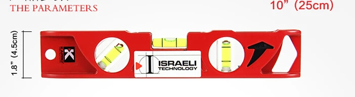 

Free shipping Kapro Tools Trade Spirit Level 250mm 10in 3 Vial Milled Levels