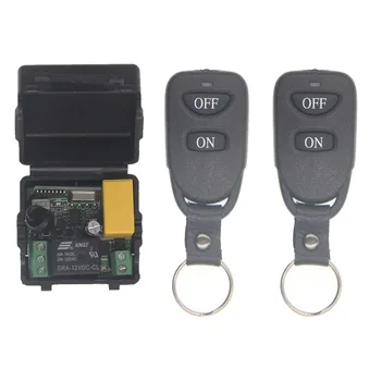 

Mini AC 220V 1CH 1 CH RF Wireless Remote Control Switch Receiver + Transmitter Light Lamp LED Smart Home 10A Relay Latched