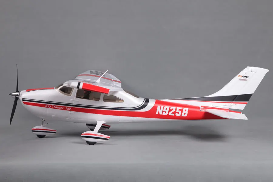 2018 Новый FMS модель 1400 мм/1 4 м воздушный тренировочный Cessna 182 на красный 5CH с