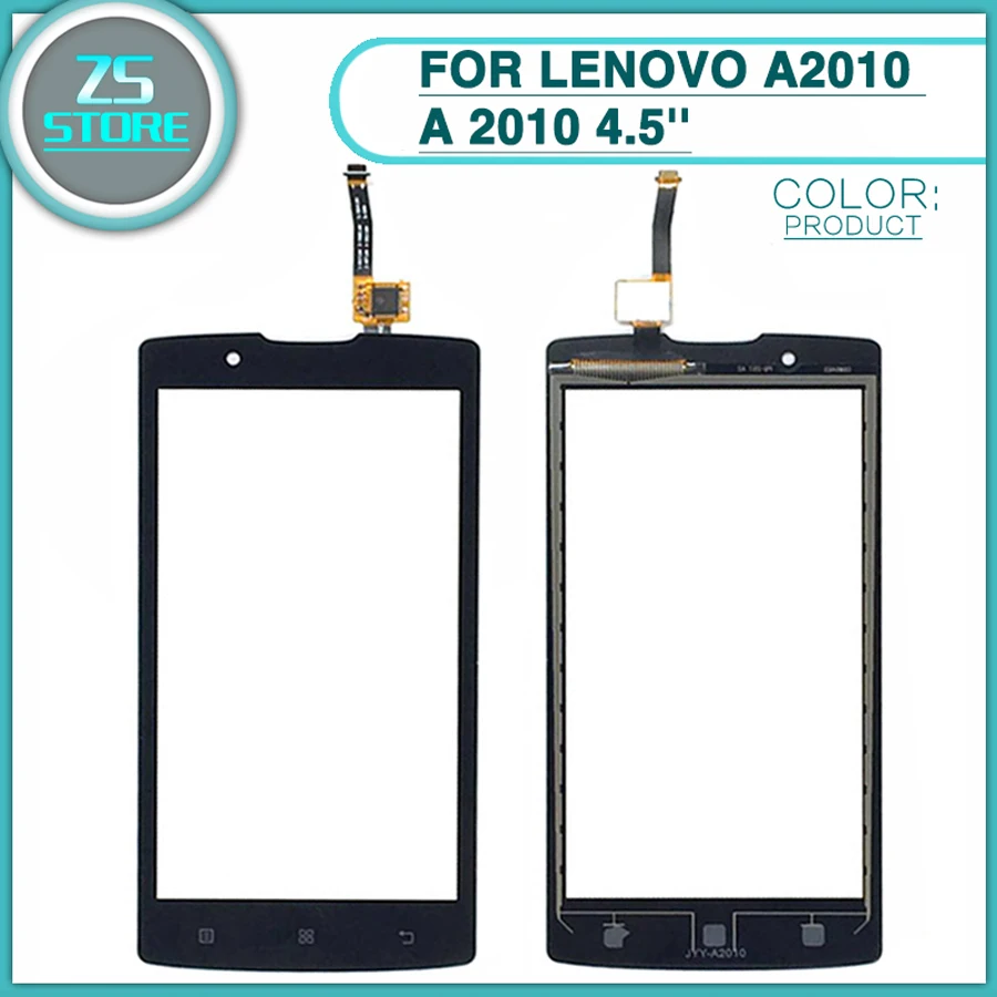 

New Touchscreen Touch Glass For Lenovo A2010 A 2010 4.5'' Front Touch Screen Glass lens Panel Sensor Digitizer