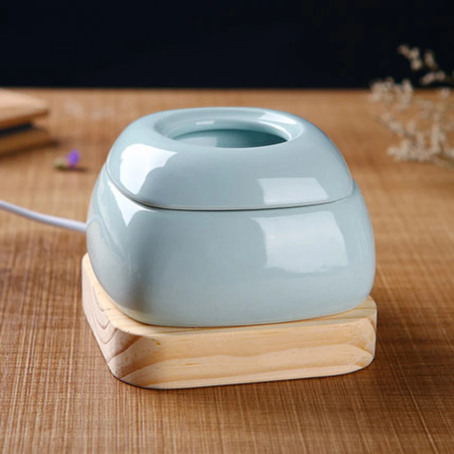 Electric Ceramic Incense Burner Censer Fragrance Diffuser Aroma Lamps