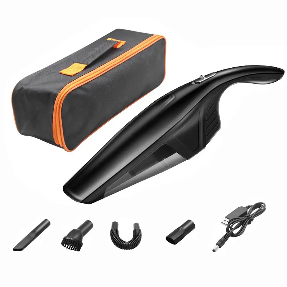 

120 W Strong Power Car Vacuum Cleaner Auto Wireless Vacuum Cleaner Dry And Wet Portable Household Hand-Held Type Cleaning Tool