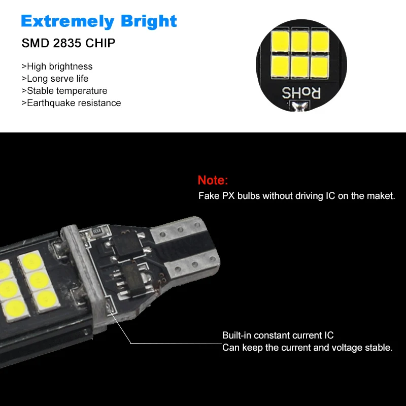 2x921 912 T15 W16W Светодиодный лампочки Canbus Error Free белый автомобильный резервный Фары заднего хода для Renault Fluence Koleos Laguna III Tourer