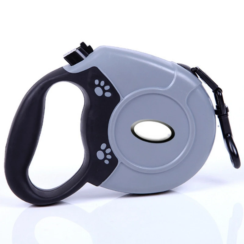 

Pet Retractable Dog Chain Leash In Large Dog Leopard Rope Leash