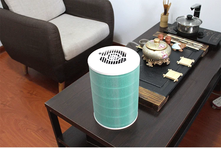 Очистки воздуха небольшие запотевания Haze формальдегида дым Вентилятор фильтрующий элемент сборки простой очиститель