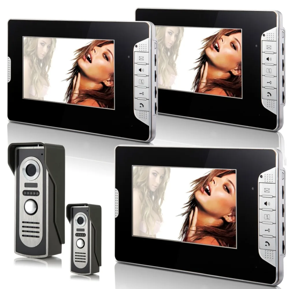 Video Doorbell 7 Inch Color font b TFT b font font b LCD b font Video