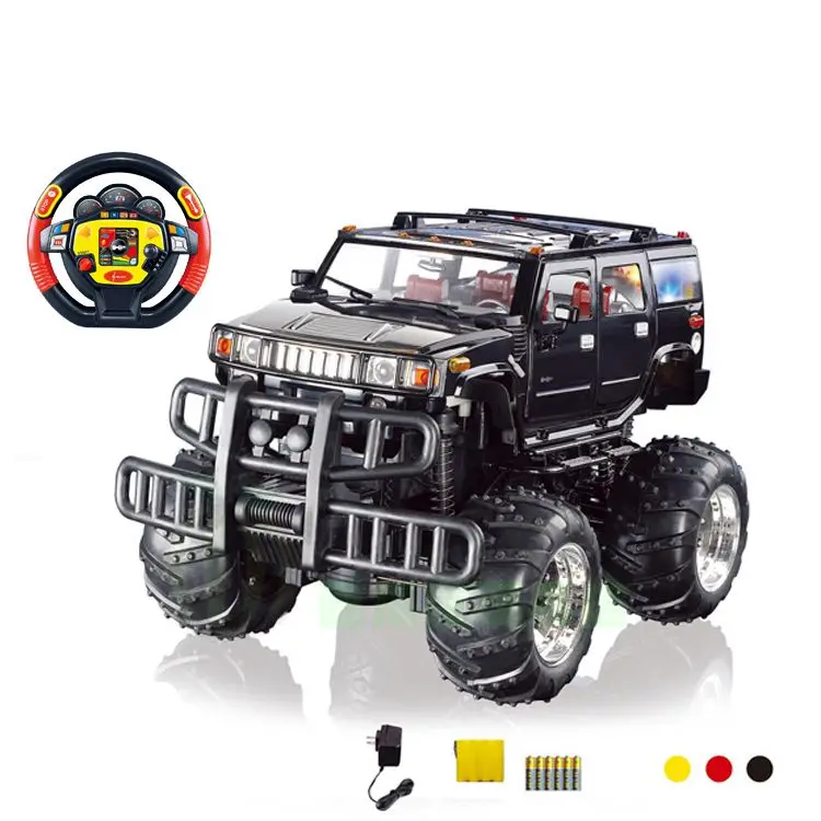 1:8 масштаб 9CH пульт дистанционного управления rc SUV автомобили Hummer внедорожник модель автомобиля Большой размер: 43,5x29x26,5 см - Цвет: steering wheel Ver.