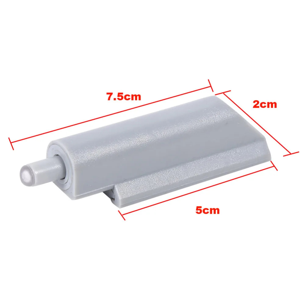 10Pcs/Lot Push To Open System Damper er For Cabinet Door Plastic Tip Door Stopper deurstopper Open Damper System