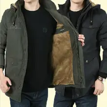 Бренд AFS JEEP Хлопок Linner Зимняя Мужская парка с хлопковой подкладкой с капюшоном элегантная деловая теплая верхняя одежда пальто ветровка