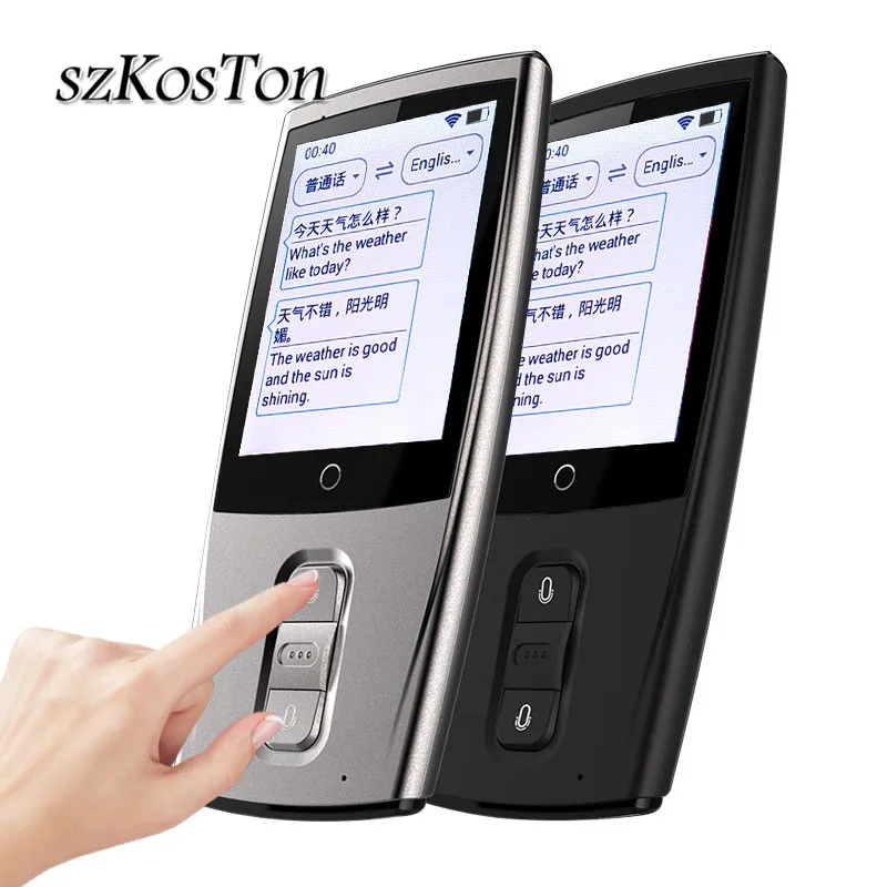 

43 Languages Translator Portable Real Time 2-way Voice Translator Travel Business Instant Smart Translator WiFi 3/4G Connection