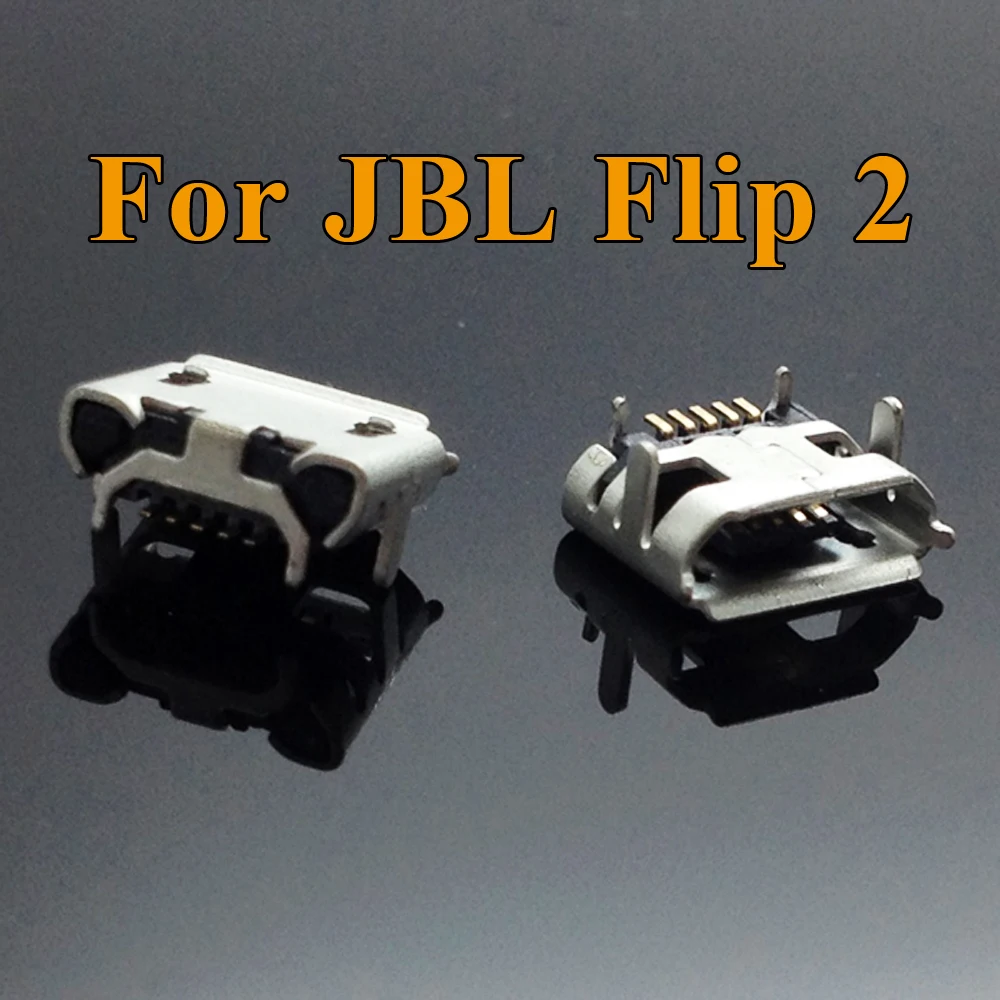2-10pcs For JBL Flip 2 Bluetooth Speaker Mini Micro USB connector jack Charging Port Charger socket plug dock female 5pin repair