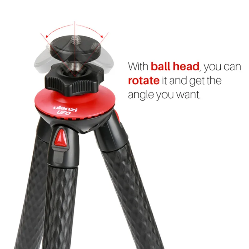 Ulanzi Mini Flexible Octopus Mobile Tripod With Phone Holder Adapter for iPhone X Smartphone DSLR Camera Nikon Canon Gopro Hero