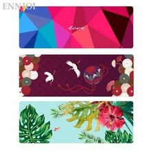 Нескользящий коврик для йоги, натуральный каучук, 1 мм, коврики для йоги, замшевый материал для упражнений, гимнастики, похудения и тренировок, 185 см* 68 см* 1 мм