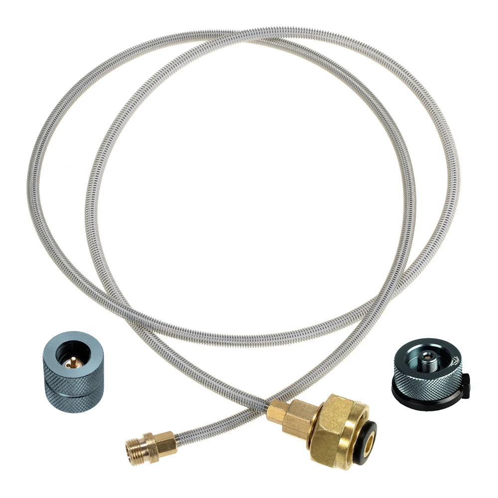 

Outdoor Gas Stove Camping Stove Propane Refill Adapter Burner LPG Flat Cylinder tank Coupler Bottle Adapter Save