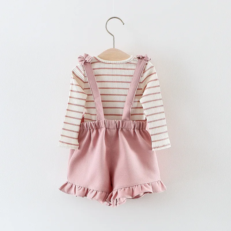 Детский хлопковый комбинезон в полоску на весну|baby girl clothes|baby clothingbaby clothing set |