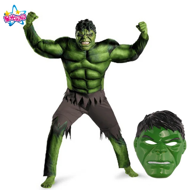 NoEnName Free shipping New Avengers Hulk Costumes for kids/ Fancy dress ...