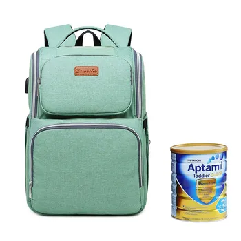 

Baby Diaper Bags With USB Interface Large Capacity Waterproof Travel Bag Nappy Backpack Maternity Nursing Bag Mommy Handbag