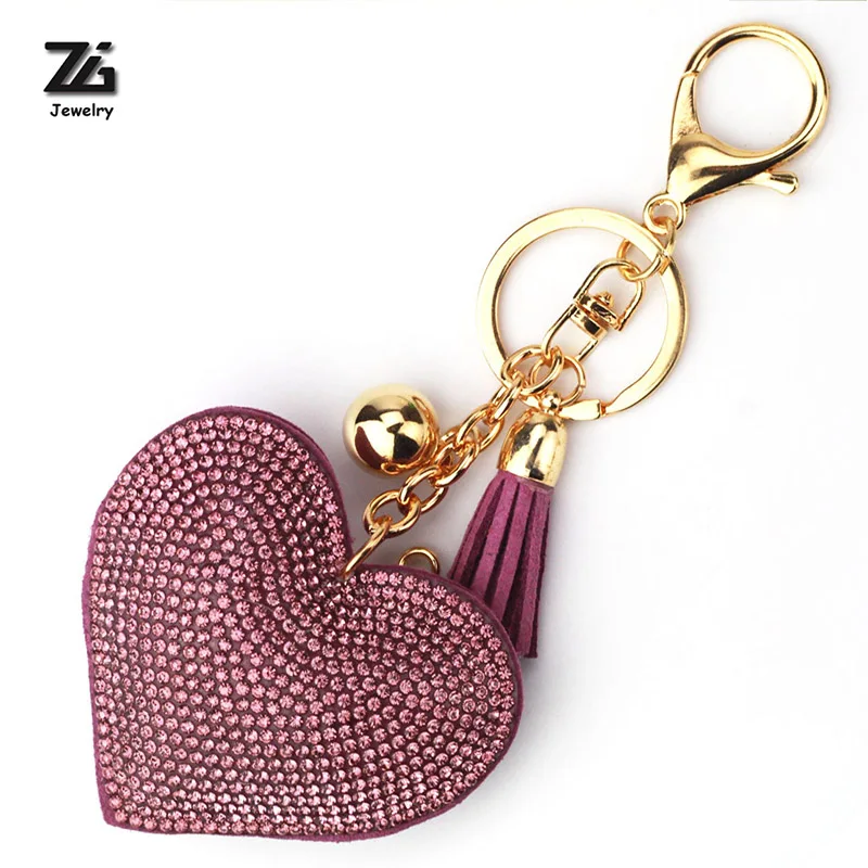 Высококачественный романтический брелок для ключей в форме сердца, женский брелок для ключей, брелок для ключей, подвеска для автомобиля