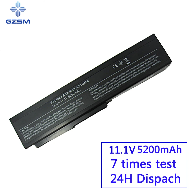 Goede GZSM laptop Batterij A32 M50 voor Asus N53S N53SV A32 N61 A32 X64 batterij voor laptop N53 M50s A33 M50 N61J N61D N61VG N61JA n61JV