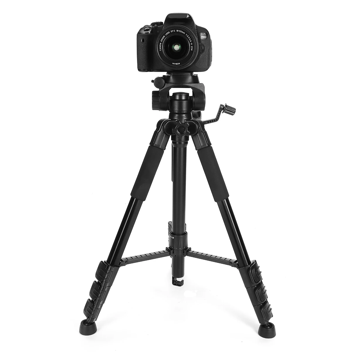 

Black Single Handle Twist Lock Aluminum+ABS Adjustable Monopod Telescopic Tripod Stand Holder Fit For DSLR Camera Camcorders