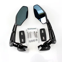 Бесплатная доставка черный мотоцикл зеркала для honda cbr 600 f4/f4i/rr 1999-2011 suzuki hayabusa (gsx1300r) 1999-2011