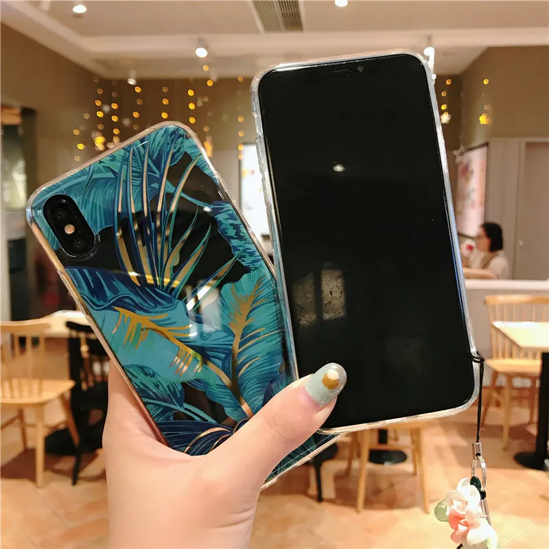 Floral Plating iPhone 8 case flower (7)