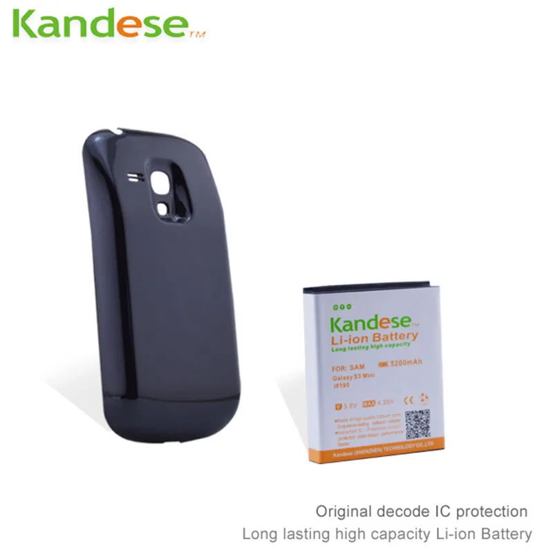 Горячая Распродажа, бренд Kandese, 5200 мА/ч, расширенная аккумуляторная батарея, чехол с задней крышкой для samsung Galaxy S3 mini i8190