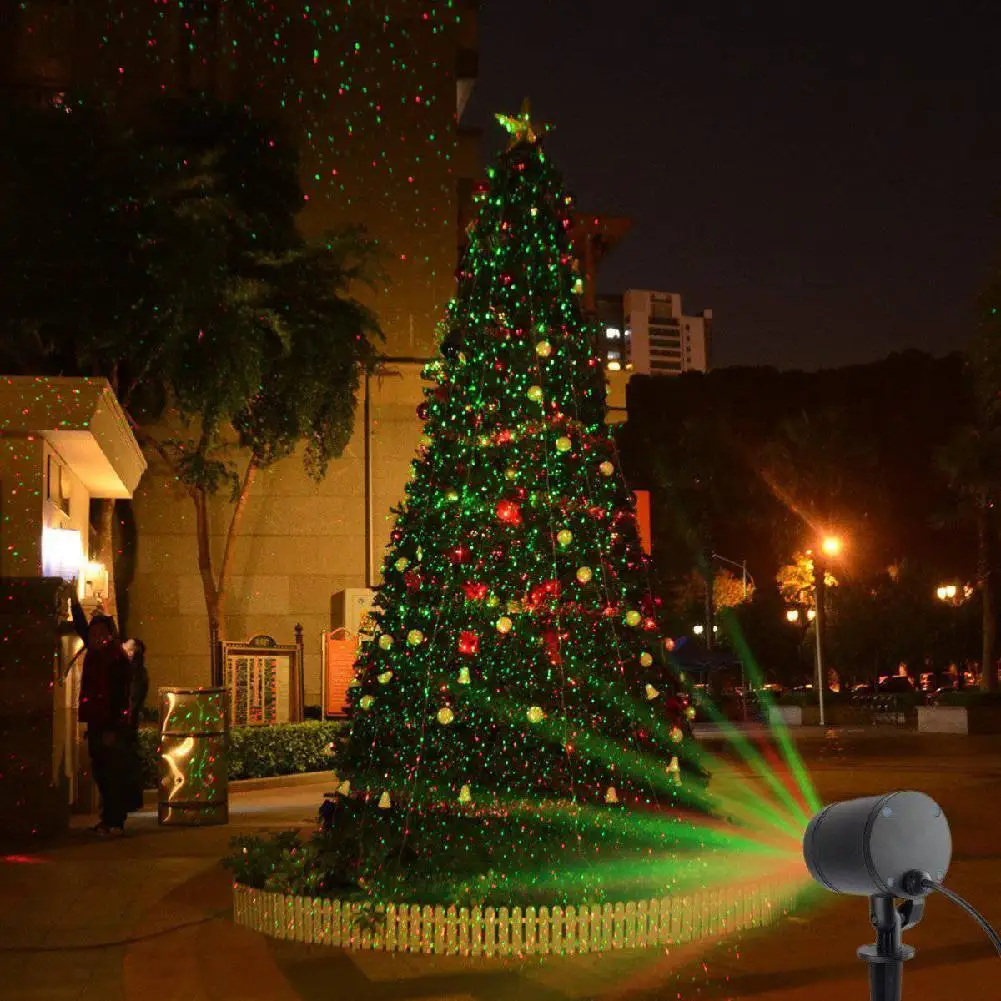 

LumiParty Outdoor Laser Projector Sky Star Spotlight Showers Landscape DJ Disco Lights R&G Garden Lawn Christmas Lighting