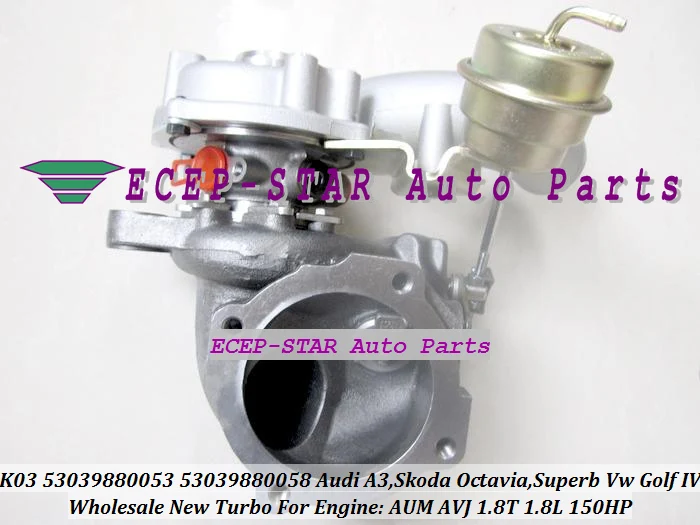 K03-053 058 K03 53039880053 53039880058 Turbocharger For Audi A3 SKODA Octavia Superb VW Volkswagen Golf IV 1.8T AUM AVJ 1.8L 150HP