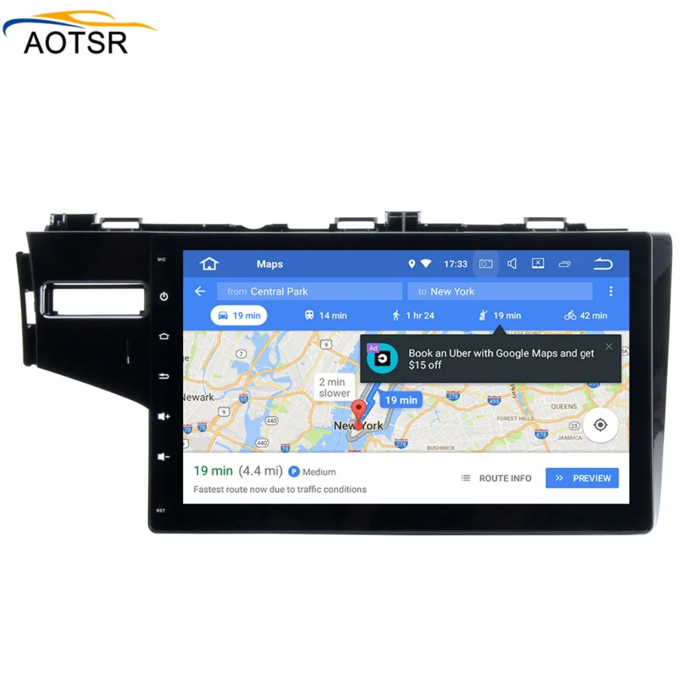 Perfect 2 din Android 8.0 Car multimedia player Radio head unit For Honda Fit Left Driving 2014- 2017 gps navigation Stereo no dvd 4+32G 4