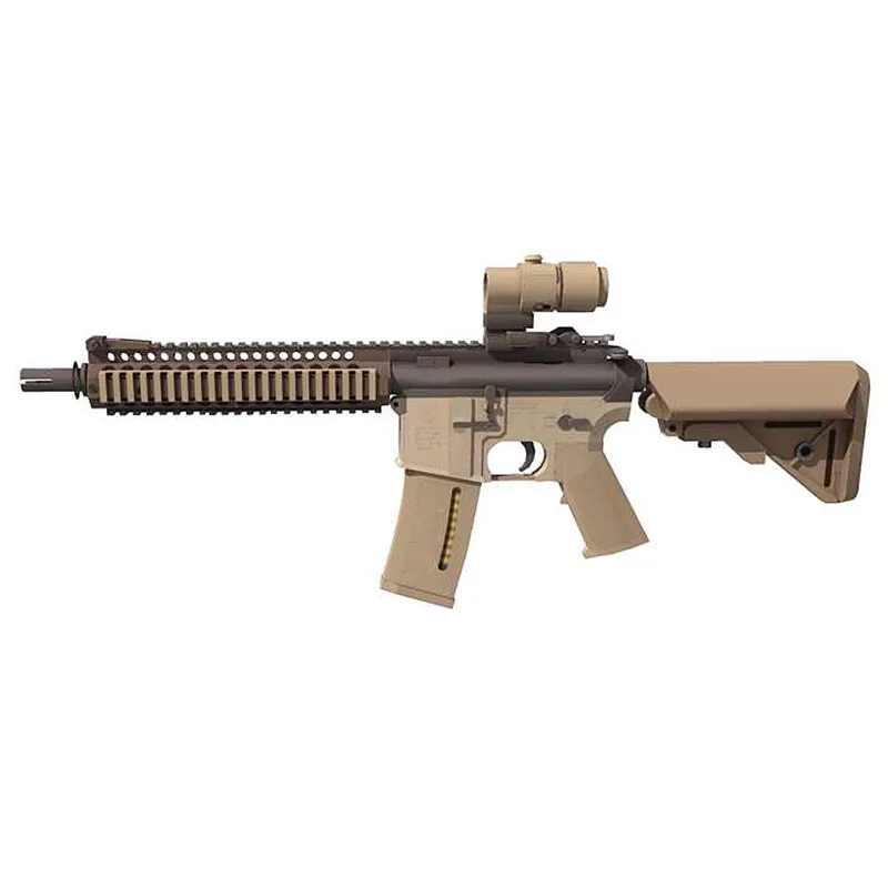 DIY 1:1 MK18 Штурмовая винтовка пистолет бумажная модель сборка ручная работа 3D игра