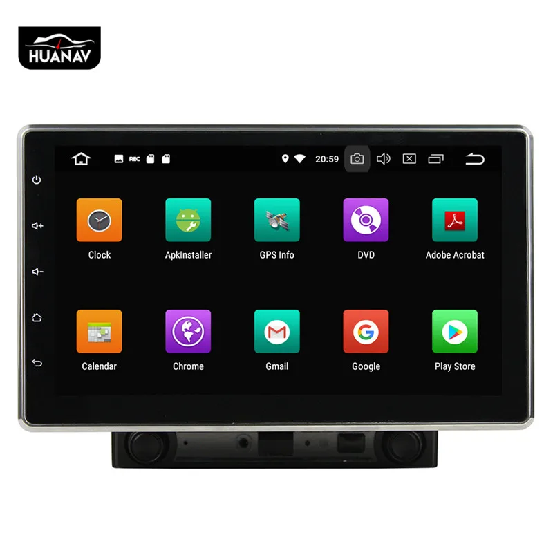 Best DSP Android 8.1 4+32GB 1 DIN universal car multimedia auto radio DVD player For Toyota/Nissan/Suzuki/Ford/BENZ GPS Navigation 1