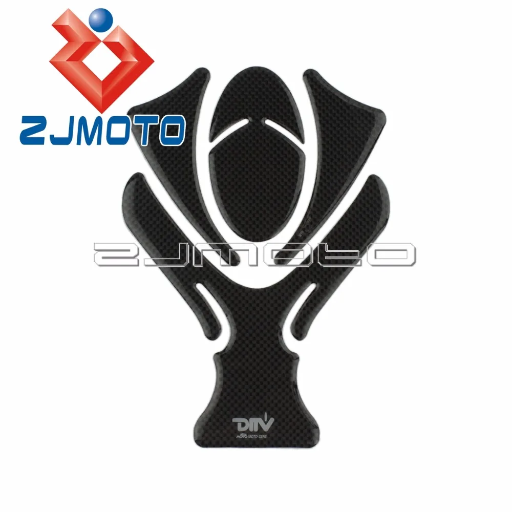 Carbon Fiber Motorbike Decal For Kawasaki Motorcycle Gas Tank Protector