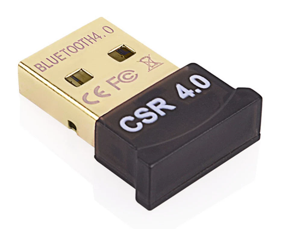 Мини USB Bluetooth CSR 4,0 адаптер приемник передатчик беспроводной ключ со встроенной антенной и Позолоченный разъем - Цвет: Straight edge