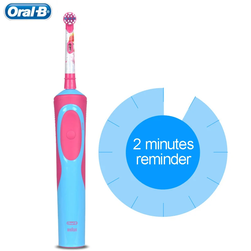 Детская Водонепроницаемая зубная щетка Oral B с мягкой щетиной|electric toothbrush|children electric