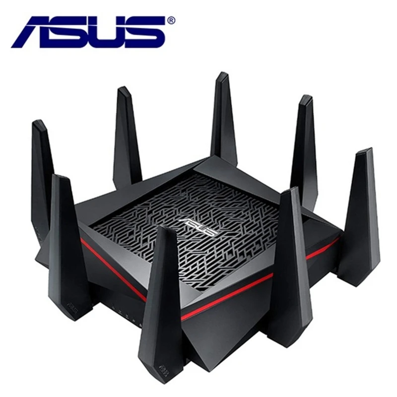

ASUS AC5300 5334Mbps Wireless Router wifi RT-AC5300 2.4GHz/5GHz Tri-Band MU-MIMO Gigabit Repeater Router