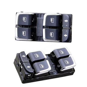

Qty5 Car driver side window chrome switch 4GD959851B Pour A6 S6 C7 A7 Q3 RS6 RS7 4GD 959 851 B 4G0 959 851 TUKE OEM