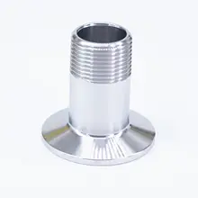 3/" NPT Мужской x 1,5" Tri Clamp SUS 304 санитарная Соединительная муфта из нержавеющей стали для домашнее Сваренное пиво