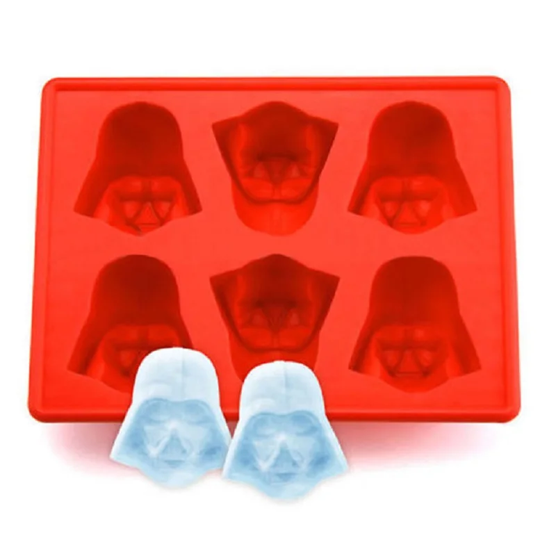 

Silicone Star Wars Darth Vader Ice Cube Tray Mold Cookies Chocolate Soap Baking Kitchen Ice Cream Tool
