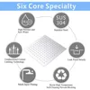 16 Inch Large Square Rain Shower Head Stainless Steel High Pressure Shower Head Polished Finish Ultrathin Bathroom Accessories 4