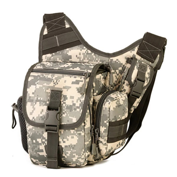 Протектор Плюс водонепроницаемая сумка на плечо тактический военный рюкзак точечные сумки Кемпинг Открытый походный мужской нагрудный пакет D026 - Цвет: Digital jungle