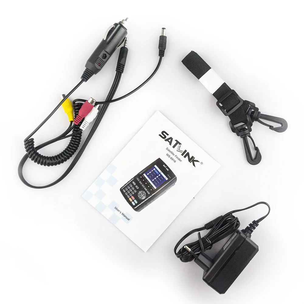 [Genuine] Satlink WS-6916 HD DVB-S2 High Definition Satellite Finder Satellite meter MPEG-2/MPEG-4 Satlink WS 6916 Sat link 6916 6