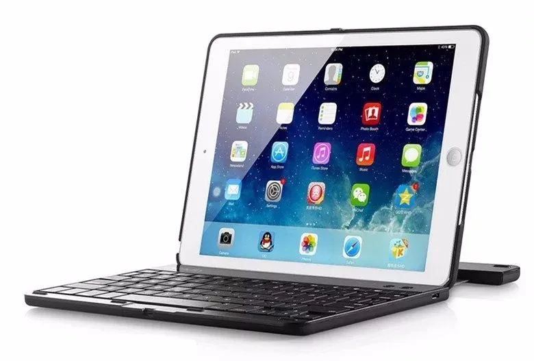Tablet -Case -Wireless -Bluetooth-keyboard -For Apple -iPad -Air -2- Case- With -Keyboard -ABS -360 -Degrees -Rotation- Design -Stand -Cover (7)