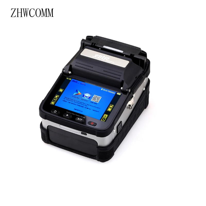 

ZHWCOMM 100% high quality AI-7 Fiber Optic Splicing Machine SM MM FTTH English menu Fiber Fusion Splicer