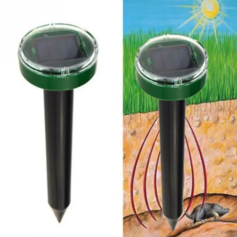 

Outdoor Garden Mole Repellent Solar Power Ultrasonic Mole Snake Bird Mosquito Mouse Ultrasonic Pest Repeller Control Garden Yard