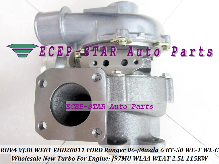 RHV4 VJ38 WE01 WE01F VCD20011 Turbocharger Turbo For FORD Ranger WLAA WEAT 06- For MAZDA 6 BT50 BT-50 2007- WE-T WL-C J97MU 2.5L 115KW (5)