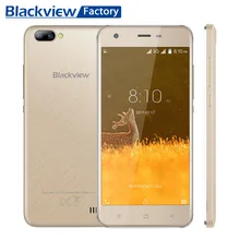 BLACKVIEW A7 Dual Rear Camera 5.0” HD Screen IPS 1GB+8GB Smartphone mobile phone GPS 3G Android 7.0 MT6580 Quad core Cellphone
