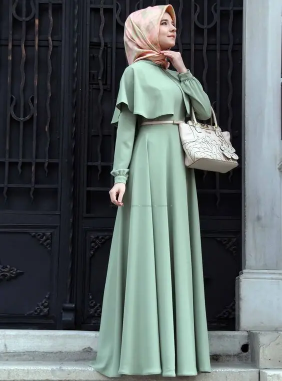 Elegant Green Muslim Evening Dresses 2017 Long Sleeves Party Gowns For Special Occasions Evening Paty Dress Vestido De Festa Gowns For Special Occasion Party Gowngreen Muslim Aliexpress